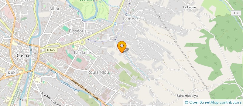 localisation de l'entreprise SOCIETE DU CROISSANT DORE  CASTRES