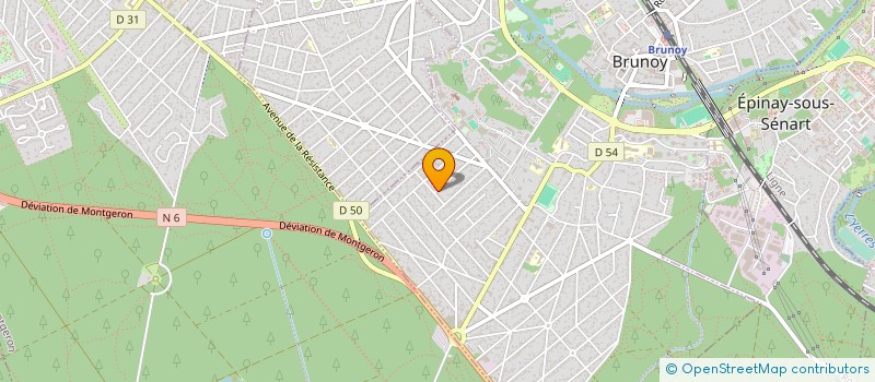localisation de l'entreprise SOCIETE DU DOCTEUR GERARD GOURNAY à BRUNOY