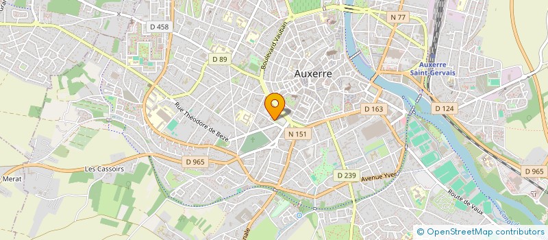 localisation de l'entreprise SOCIETE DU DOCTEUR MAUREL à AUXERRE