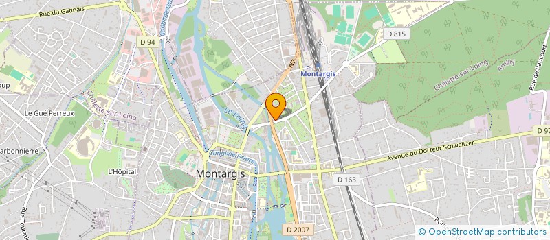 localisation de l'entreprise SOCIETE DU DOCTEUR SALLOUM à MONTARGIS