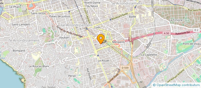 localisation de l'entreprise SOCIETE DU DOCTEUR SOPHIE LEFEBURE à MARSEILLE
