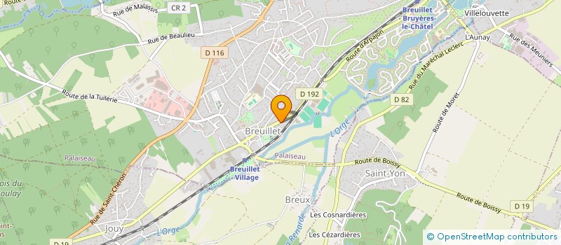 localisation de l'entreprise SOCIETE DU DOCTEUR SYLVIE CARRERE à BREUILLET