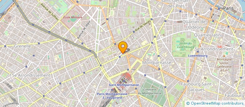 localisation de l'entreprise SOCIETE DU DOCTEUR THIERRY ROUSSEL  PARIS