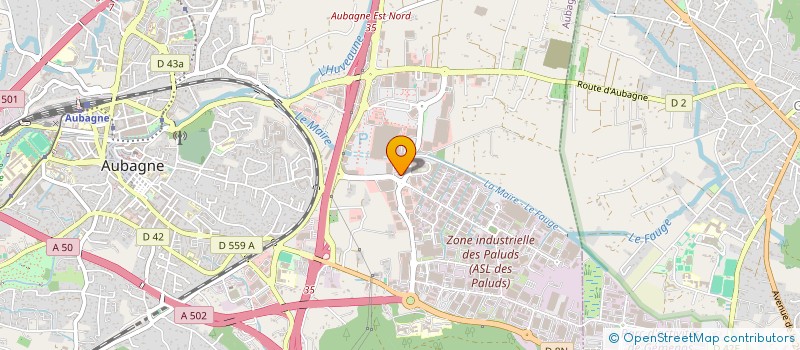 localisation de l'entreprise SOCIETE DU DOMAINE DE BONNE NOUVELLE à AUBAGNE