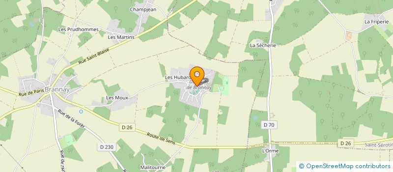 localisation de l'entreprise SOCIETE DU DOMAINE DE BRANNAY à BRANNAY