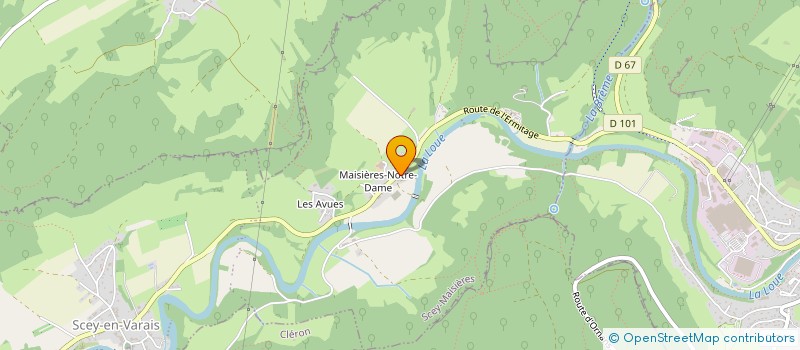 localisation de l'entreprise SOCIETE DU DOMAINE DE MAISIERES  SCEY-MAISIERES