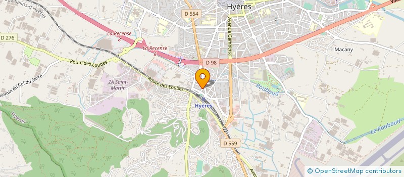 localisation de l'entreprise SOCIETE DU DOMAINE DU VIET à HYERES