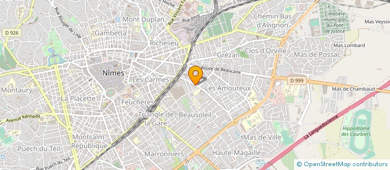 localisation de l'entreprise SOCIETE DU GANT ANDRE POUJADE à NIMES