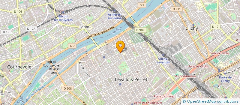 localisation de l'entreprise SOCIETE DU GARAGE BINEAU à LEVALLOIS-PERRET