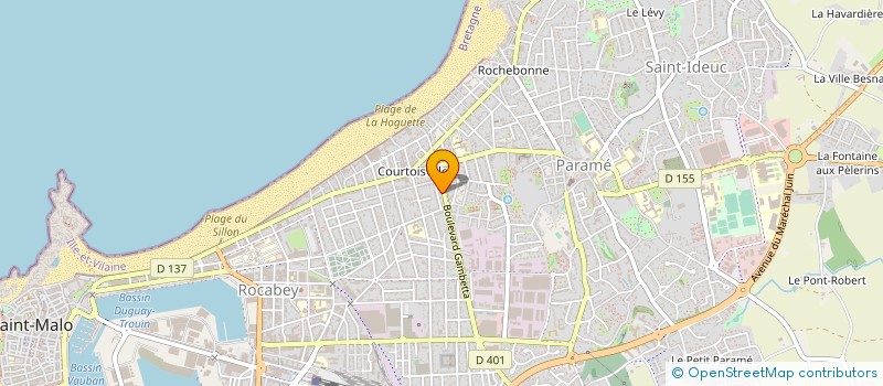 localisation de l'entreprise SOCIETE DU GARAGE GOIBERT à SAINT-MALO
