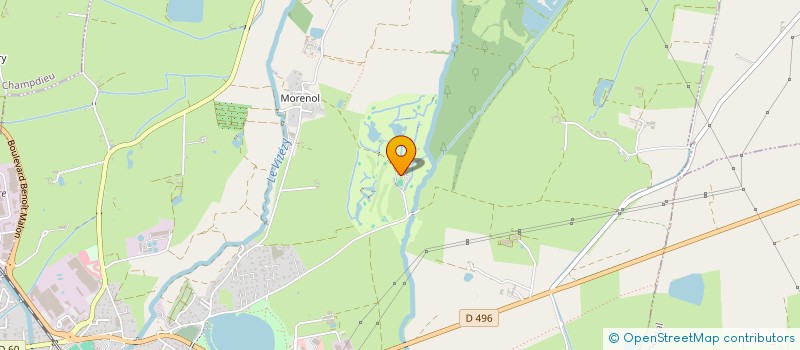 localisation de l'entreprise SOCIETE DU GOLF DES ETANGS à SAVIGNEUX
