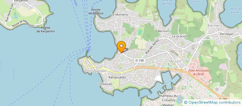 localisation de l'entreprise SOCIETE DU GOLFE  ARZON