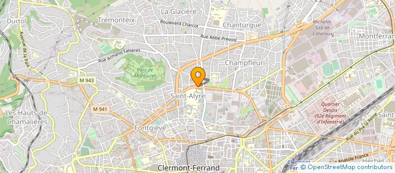 localisation de l'entreprise SOCIETE DU GRAND CAFE CONTINENTAL à CLERMONT-FERRAND