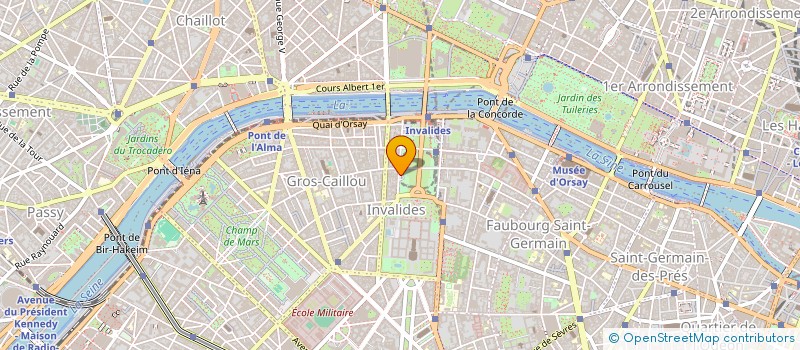 localisation de l'entreprise SOCIETE DU GRAND GARAGE DES INVALIDES à PARIS