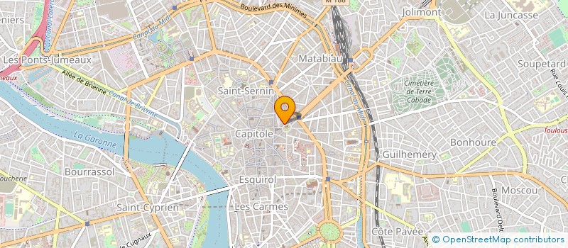 localisation de l'entreprise SOCIETE DU GRAND HOTEL CAPOUL à TOULOUSE