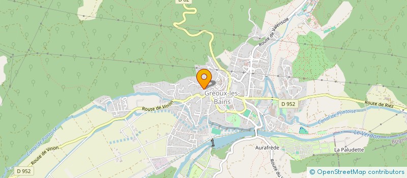 localisation de l'entreprise SOCIETE DU GRAND JARDIN à GREOUX-LES-BAINS