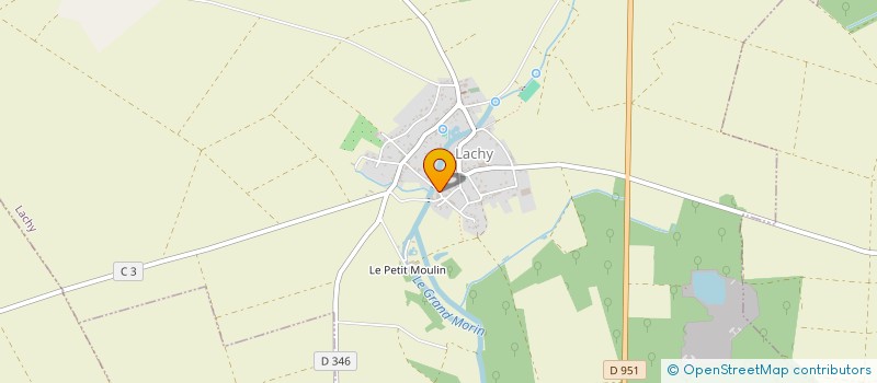 localisation de l'entreprise SOCIETE DU GRAND MOULIN  LACHY
