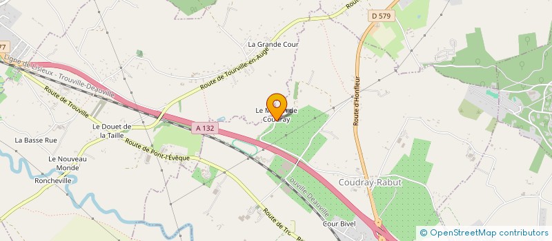 localisation de l'entreprise SOCIETE DU HARAS SAINT GEORGES  PONT L'EVEQUE