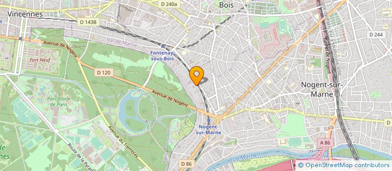 localisation de l'entreprise SOCIETE DU HAUT POIRIER à NOGENT-SUR-MARNE