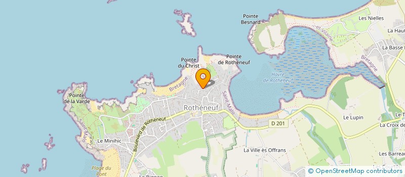 localisation de l'entreprise SOCIETE DU HAVRE FLEURI  SAINT-MALO