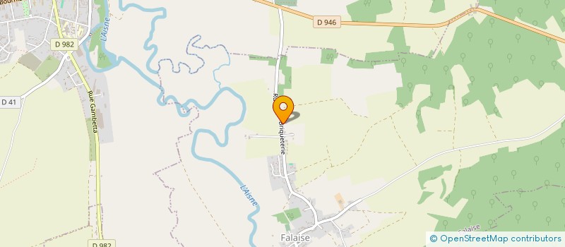 localisation de l'entreprise SOCIETE DU JARDIN D'ARDENNE  FALAISE