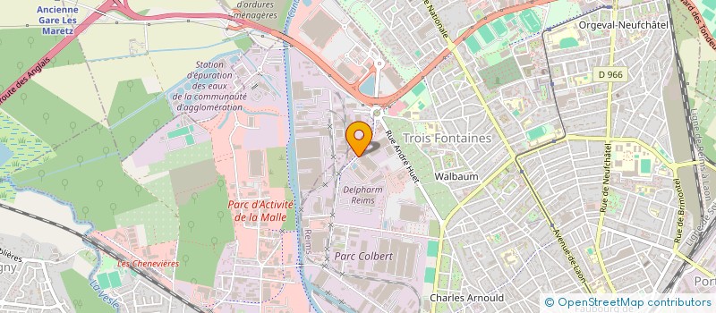 localisation de l'entreprise SOCIETE DU JOURNAL L'UNION à REIMS