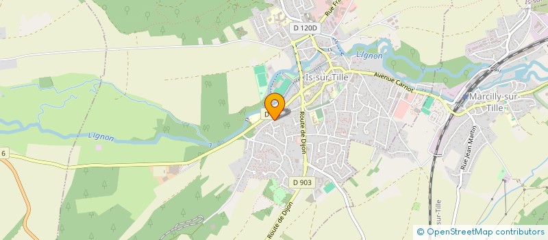 localisation de l'entreprise SOCIETE DU LION D OR à IS-SUR-TILLE