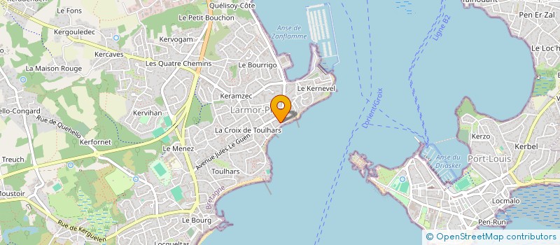 localisation de l'entreprise SOCIETE DU MAGOUER  LARMOR-PLAGE