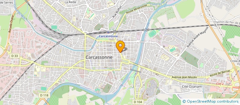 localisation de l'entreprise SOCIETE DU MIDI D'HOTELLERIE ET DE RESTAURATION  CARCASSONNE