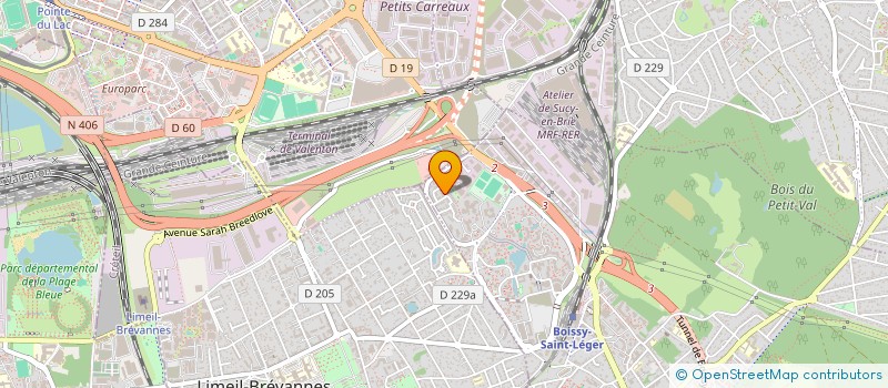 localisation de l'entreprise SOCIETE DU MONDE à BOISSY-SAINT-LEGER