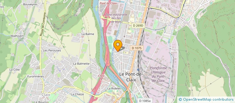 localisation de l'entreprise SOCIETE DU MOUCHEROTTE à LE PONT-DE-CLAIX