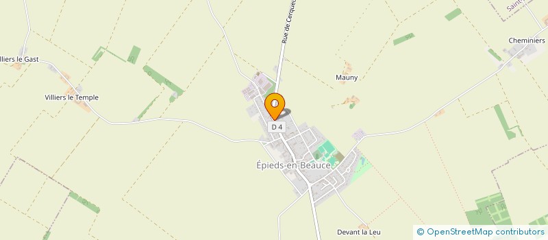 localisation de l'entreprise SOCIETE DU MOULIN à EPIEDS-EN-BEAUCE