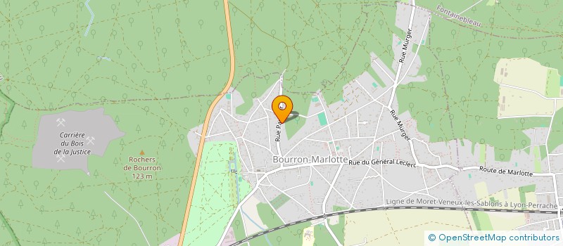 localisation de l'entreprise SOCIETE DU MOULIN à BOURRON-MARLOTTE
