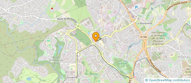 localisation de l'entreprise SOCIETE DU NORD à MONTPELLIER