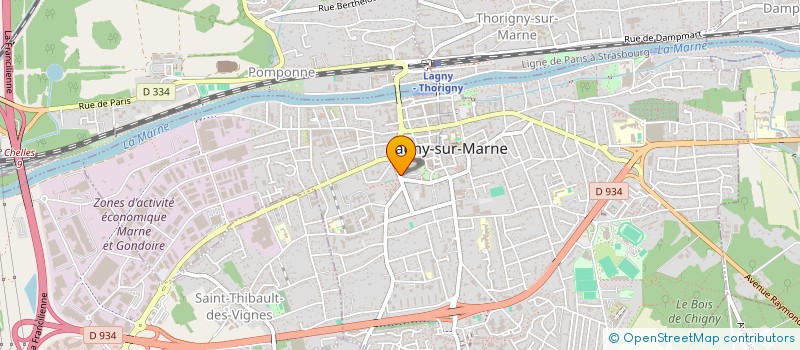 localisation de l'entreprise SOCIETE DU NOUVEAU MONDE  LAGNY-SUR-MARNE