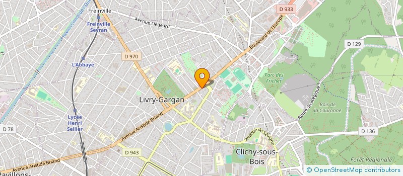 localisation de l'entreprise SOCIETE DU PARC  LIVRY GARGAN