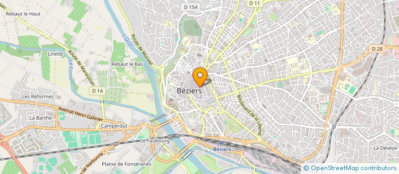 localisation de l'entreprise SOCIETE DU PARC EOLIEN DE CHENOIS ET LESSE à BEZIERS