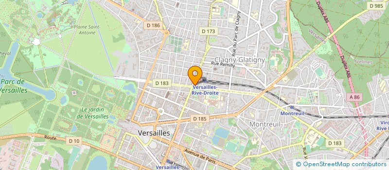 localisation de l'entreprise SOCIETE DU PARKING DU BOULEVARD DE LA REINE (S.P.B.R) à VERSAILLES