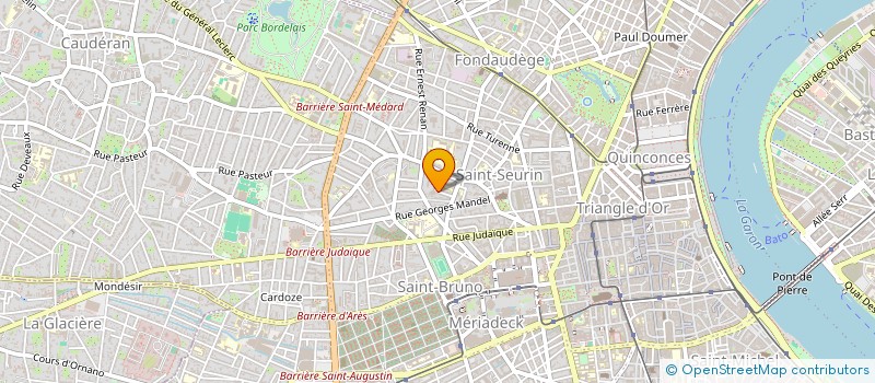 localisation de l'entreprise SOCIETE DU PARKING MONSELET  BORDEAUX