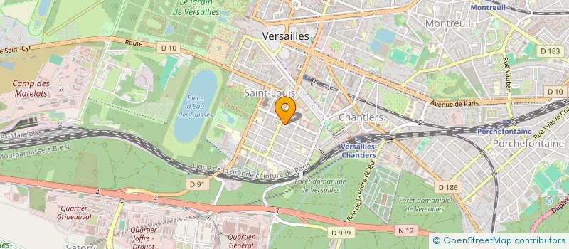 localisation de l'entreprise SOCIETE DU PARKING VERSAILLES NOTRE-DAME à VERSAILLES