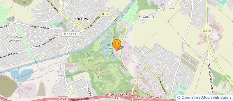 localisation de l'entreprise SOCIETE DU POIDS LOURD à COURRIERES