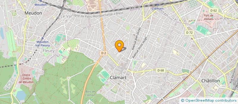 localisation de l'entreprise SOCIETE DU PROGRES à CLAMART