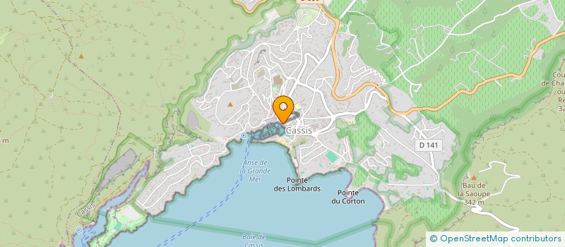 localisation de l'entreprise SOCIETE DU QUAI DES BAUX à CASSIS