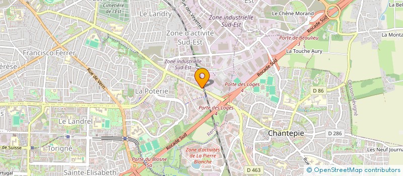 localisation de l'entreprise SOCIETE DU RAIL à RENNES