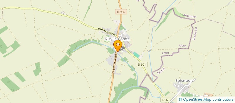 localisation de l'entreprise SOCIETE DU RUISSEAU DES BARRES  NIZY-LE-COMTE