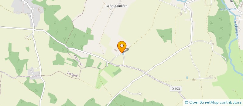 localisation de l'entreprise SOCIETE DU SAUDOUR  CHARROUX