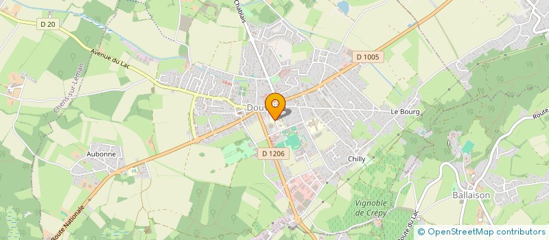 localisation de l'entreprise SOCIETE DU SOU DES ECOLES LAIQUES DE DOUVAINE  DOUVAINE