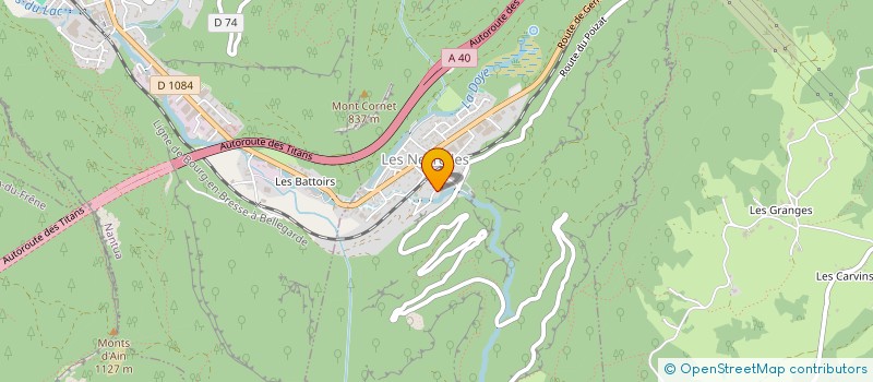 localisation de l'entreprise 'SOCIETE DU SOU DES ECOLES LAIQUES DE SAINT GERMAIN DE JOUX'  SAINT-GERMAIN-DE-JOUX