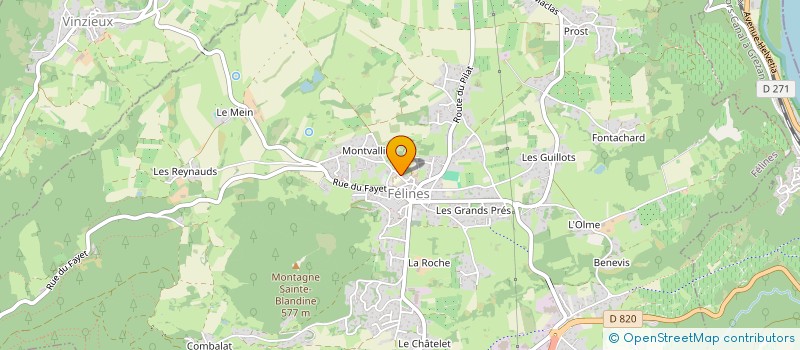 localisation de l'entreprise SOCIETE  DU SOU DES ECOLES LAIQUES DE TALENCIEUX  TALENCIEUX