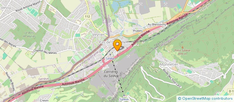 localisation de l'entreprise SOCIETE DU TELEPHERIQUE DU SALEVE à ETREMBIERES